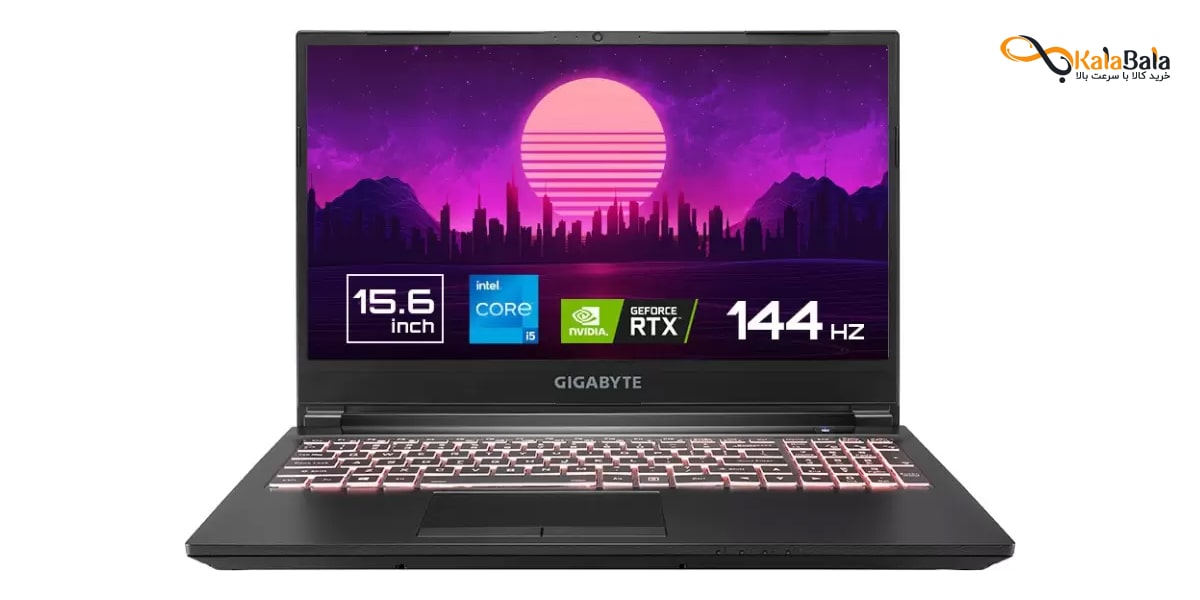 نمایشگر 15.6 اینچی و کیفیت تصویر Full HD در GIGABYTE G5 KD-52EE123SD