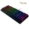 خرید کیبورد گیمینگ با سیم ریزر مدل BLACKWIDOW V3 TENKEYLESS • سوئیچ سبز