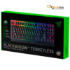 خرید کیبورد گیمینگ با سیم ریزر مدل BLACKWIDOW V3 TENKEYLESS • سوئیچ سبز با قیمت مناسب
