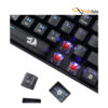 کیبورد گیمینگ بی‌سیم / باسیم ردراگون مدل DEIMOS K599-KRS • سوئیچ قرمز - تصویر 6
