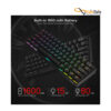 کیبورد گیمینگ بی‌سیم / باسیم ردراگون مدل DRACONIC PRO K530-RGB-PRO • سوئیچ قرمز - تصویر 6