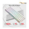 کیبورد گیمینگ بی‌سیم / باسیم ردراگون مدل DRACONIC PRO K530W-RGB-PRO • سوئیچ قرمز - تصویر 6