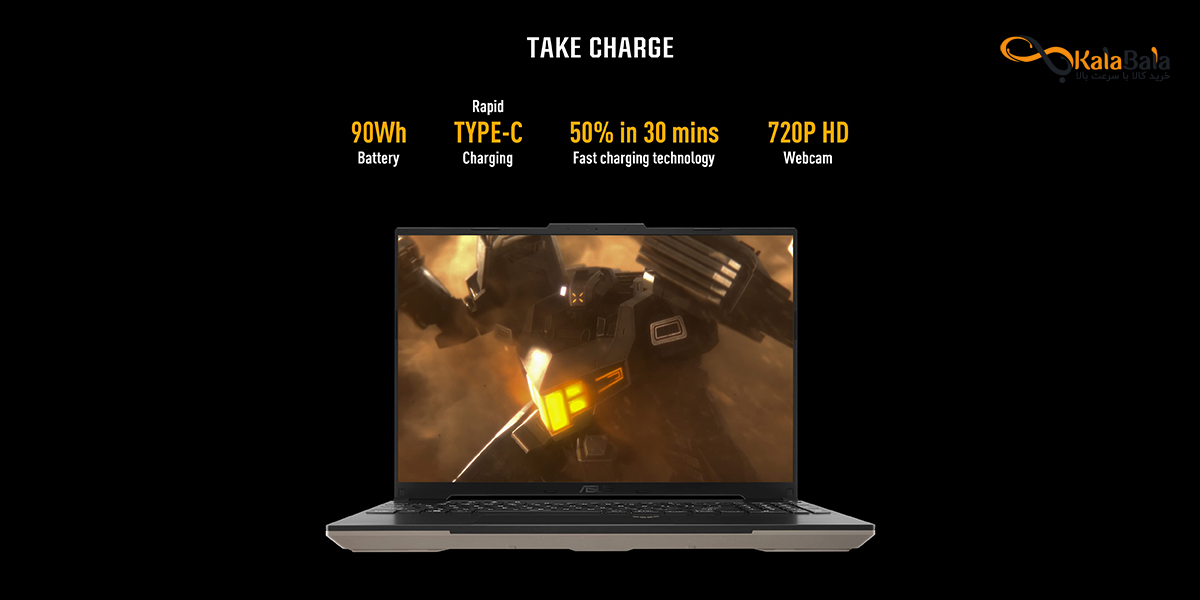 مشخصات لپ تاپ ایسوس مدل asus tuf gaming a16 advantage edition fa617xs-n3079