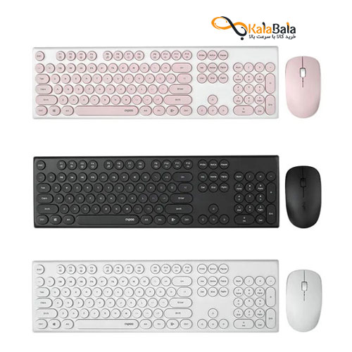 خرید ست صفحه کلید و ماوس بی سیم رپو مدل Rapoo X260S Keyboard and Mouse باقیمت مناسب