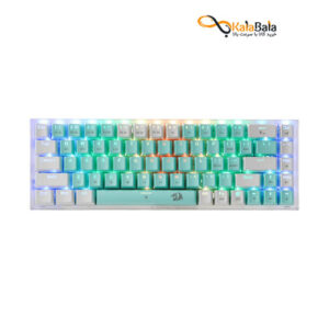 خرید صفحه کلید باسیم/بی‌سیم ردراگون مدل CASTOR PRO K631RGB-PRO-GW • سوئیچ قرمز