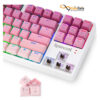 خرید صفحه کلید باسیم ردراگون مدل Redragon CASS K645W-GP-RGB • سوئیچ قهوه‌ای با بهترین قیمت بازار