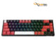 خرید صفحه کلید باسیم/بی‌سیم ردراگون مدل CASTOR PRO K631RGB-PRO-BRW • سوئیچ قرمز با قیمت مناسب