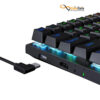 صفحه کلید باسیم/بی‌سیم ردراگون مدل RYZE PRO K633RGB-PRO • سوئیچ قرمز - تصویر 4