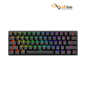 خرید صفحه کلید باسیم/بی‌سیم تی-دگر مدل T-DAGGER VERDE T-TGK317RGB-BL • سوئیچ آبی