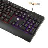 خرید صفحه کلید گیمینگ باسیم بیاند مدل BGK-3300 RGB ⁃ با حروف حک شده فارسی با کمترین قیمت بازار
