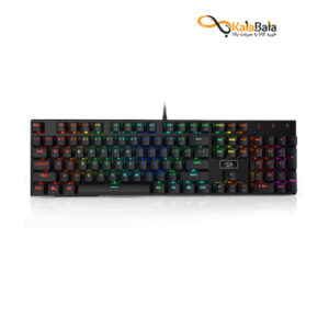خرید صفحه کلید باسیم ردراگون مدل DEVARAJAS K556 RGB • سوئیچ قهوه‌ای