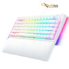 قیمت صفحه کلید باسیم ریزر مدل BlackWidow V4 75% White Edition