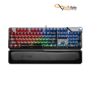 خرید صفحه کلید گیمینگ باسیم MSI مدل VIGOR GK71 SONIC • سوئیچ آبی