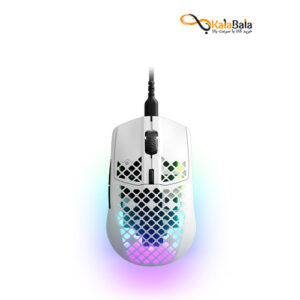 خرید ماوس گیمینگ باسیم استیل سریز مدل SteelSeries AEROX 3 White 2022