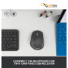 خرید ماوس بی‌سیم لاجیتک مدل Logitech M720 TRIATHLON Multi-with Hyper-fast scrolling