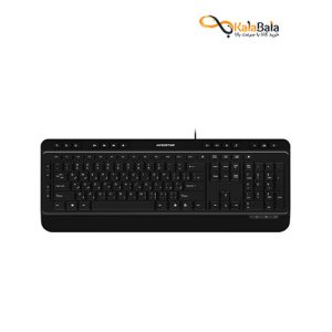 خرید صفحه کلید باسیم کینگ استار مدل KB97 - با حروف حک شده فارسی