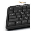 صفحه کلید باسیم کینگ استار مدل KB66 - با حروف حک شده فارسی - تصویر 3