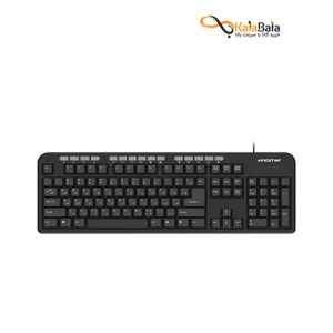 خرید صفحه کلید باسیم کینگ استار مدل KB66 - با حروف حک شده فارسی