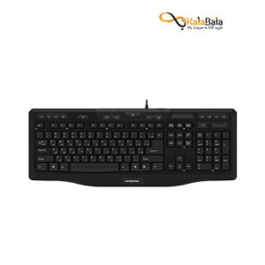 خرید صفحه کلید باسیم کینگ استار مدل KB86 - با حروف حک شده فارسی