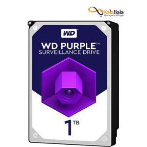 خرید هارد اینترنال بنفش وسترن دیجیتال 1 ترابایت مدل WD10PURZ
