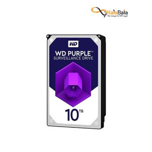 خرید هارد اینترنال بنفش وسترن دیجیتال مدل Purple WD100PURZ 10TB