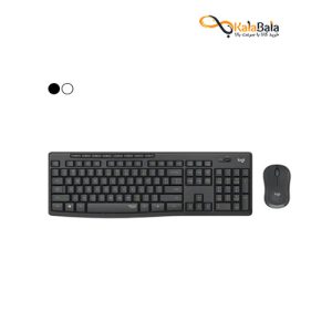 خرید صفحه کلید و ماوس بی سیم لاجیتک مدل MK295 SILENT - دارای حروف حک شده فارسی
