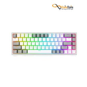 خرید صفحه کلید باسیم ردراگون مدل CASTOR K631WG-RGB • سوئیچ قرمز