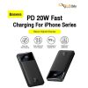 خرید پاوربانک باسئوس مدل PPBD10K-20W ظرفیت 10000 میلی آمپر ساعت با بهترین قیمت بازار