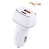 خرید شارژر فندکی فست شارژ Firstyou F022 با دو پورت USB و تایپ سی، توان 38 وات با قیمت مناسب