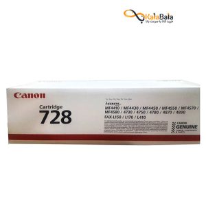 خرید تونر لیزری کانن مدل Canon 728 مشکی