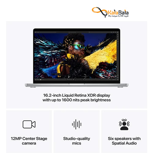 - تصویر در دستهبندی - کالای فروشگاه کالابالا خرید لپ تاپ اپل مدل apple macbook pro a3403 mx2u3 zp/a zpa-m4 pro-48gb ram-512gb ssd با بهترین قیمت بازار