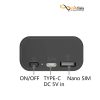 مودم پاوربانک Naztech 4G مدل NZT-99G Dual Band - تصویر 5