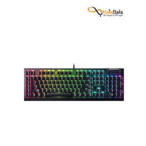 خرید صفحه کلید باسیم ریزر مدل BLACKWIDOW V4 X (2023) • سوئیچ سبز