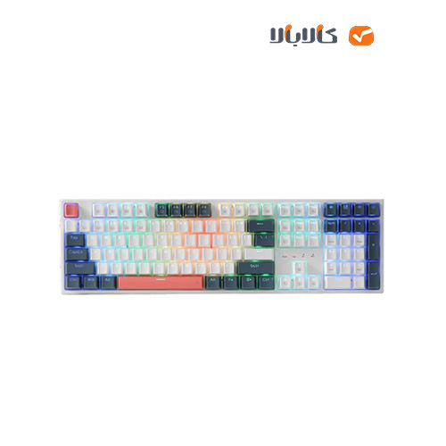 خرید صفحه کلید باسیم ردراگون مدل TRUNDLE K668WBO-RGB • سوئیچ قرمز