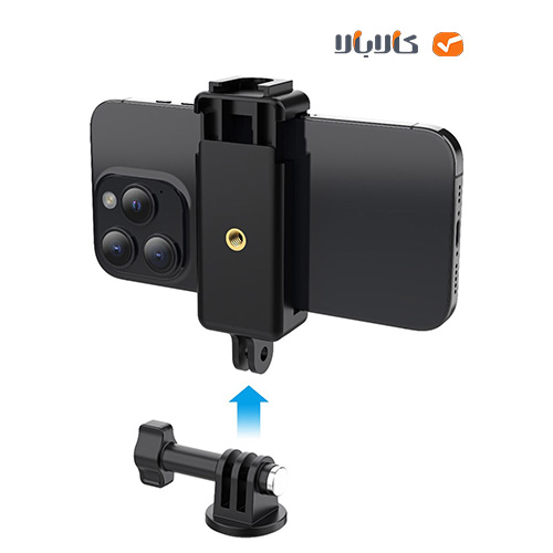 قیمت پایه موبایل و دوربین Porodo 2in1 با پایه مکشی مدل PD-2N1MCSB-BK
