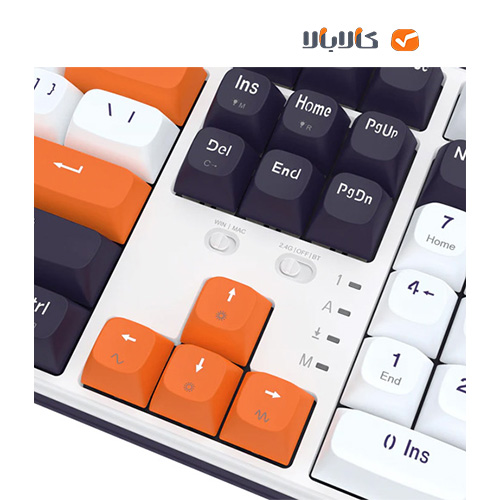 - تصویر در دستهبندی - کالای فروشگاه کالابالا صفحه کلید بیسیم/باسیم ردراگون مدل wyvern pro k689wbo-rgb-pro • سوئیچ سبز - تصویر 2