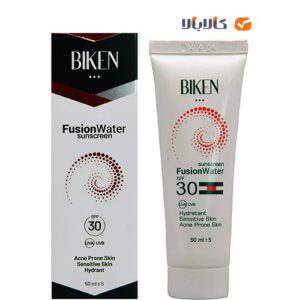 خرید کرم ضد آفتاب بی رنگ بیکن مدل فیوژن واتر SPF30 حجم ۵۰ میلی لیتر