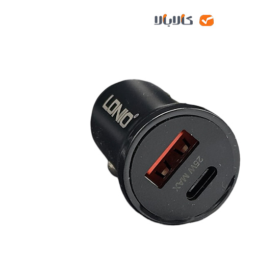 خرید شارژر فندکی فست الدینیو همراه با کابل تایپسی مدل LDNIO C125 Car Charger 25W
