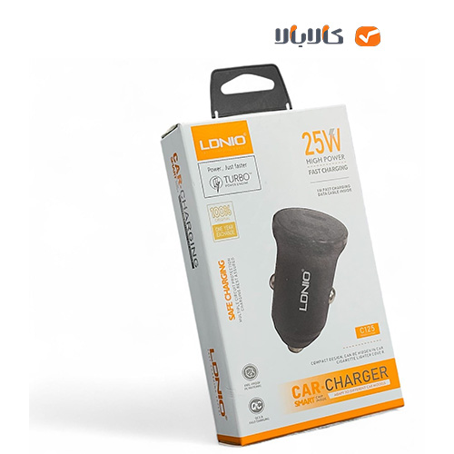 - تصویر در دستهبندی - کالای فروشگاه کالابالا قیمت شارژر فندکی فست الدینیو همراه با کابل تایپسی مدل ldnio c125 car charger 25w