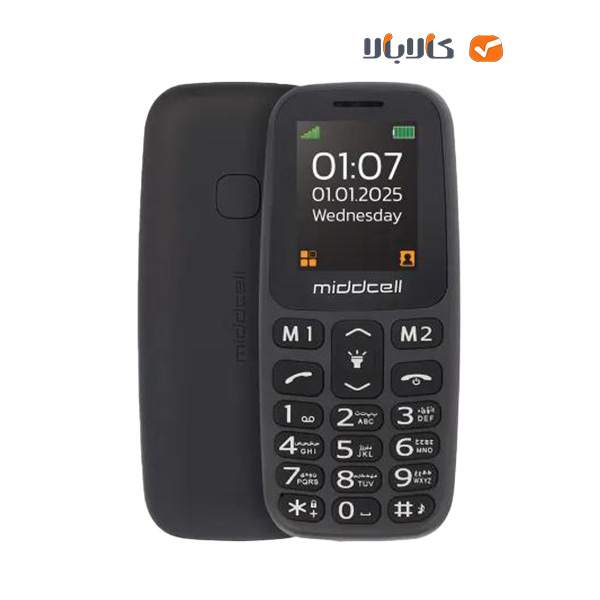 خرید گوشی موبایل میدسل مدل Middcell M107 دو سیم کارت
