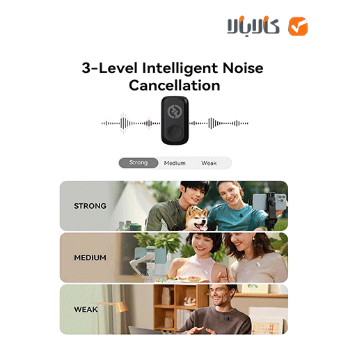 ست میکروفن بی سیم هالی لند مدل Hollyland LARK A1 Mini Duo با پورت USB-C