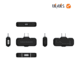 خرید ست میکروفن بی سیم هالی لند مدل LARK MAX 2 Ultimate Combo با درگاه اتصال تایپ سی ، لایتنیگ ، جک 3.5 با قیمت مناسب