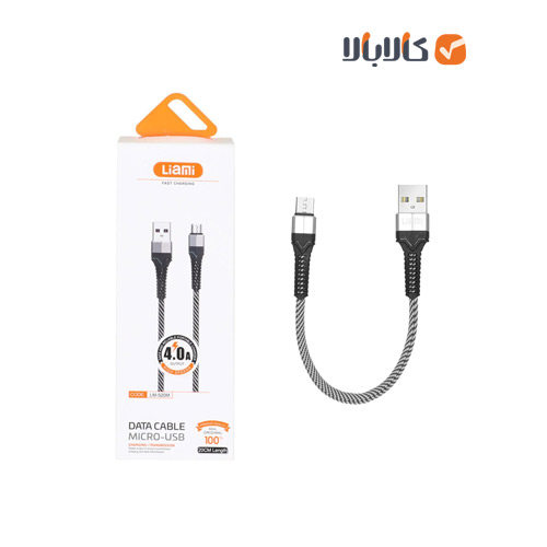کابل شارژ فست پاوربانک اندروید Liami مدل LM-520M