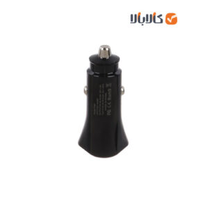 شارژر فندکی فست شارژر Firstyou F044 با دو پورت USB و تایپ سی توان 24 وات - مشکی